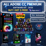 Adobe All Premium Software Pack - Full Digital Suite (Instant Access)