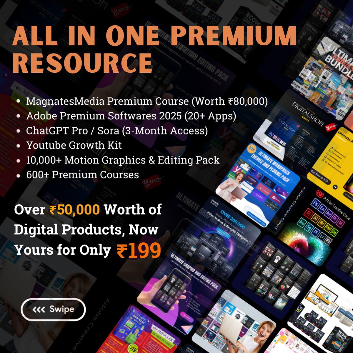 All-In-One Digital Creator Resource - ChatGPT Pro + Sora AI (Included)