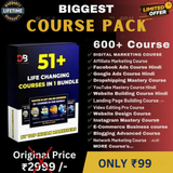 600+ Premium Courses Mega Pack – Digital Marketing, AI, Coding & More
